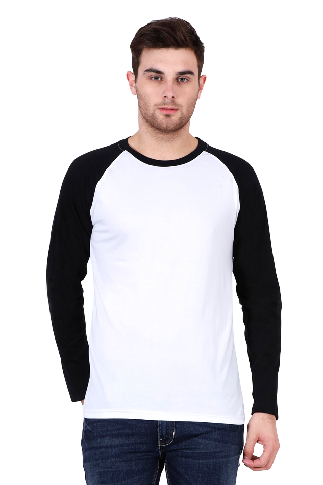 Men’s Raglan T-Shirt - 100% Cotton, 180 GSM, Stylish & Comfortable