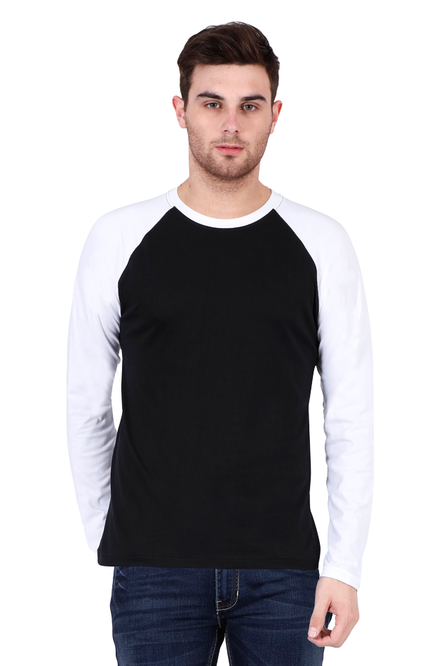 Men’s Raglan T-Shirt - 100% Cotton, 180 GSM, Stylish & Comfortable