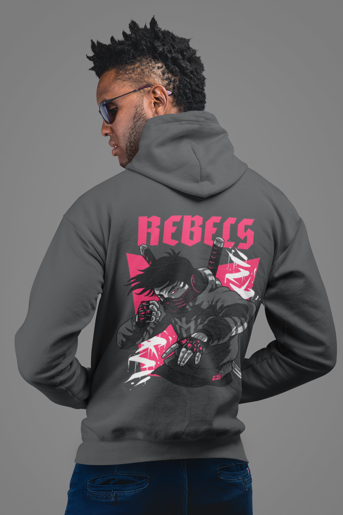 Rebel Print Hoodie – Bold & Comfortable Cotton Hoodie | Squirrel Nest