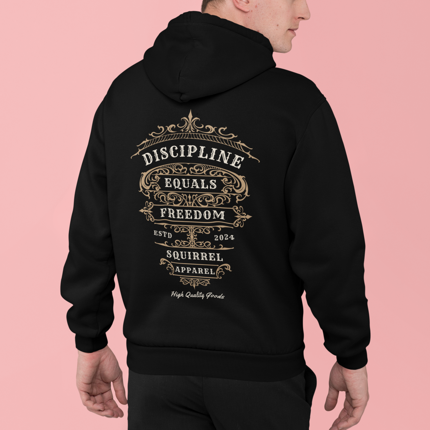 “Discipline Equals Freedom Hoodie – Empower Your Style”| The Squirrel Nest