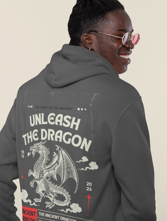 Dragon Print Hoodie – Premium Cotton, Stylish & Comfortable | Squirrel Nest