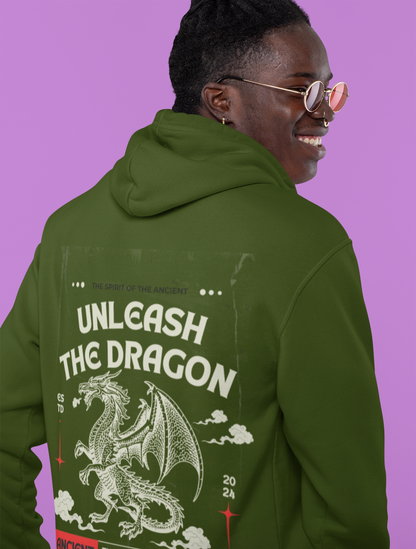 Dragon Print Hoodie – Premium Cotton, Stylish & Comfortable | Squirrel Nest