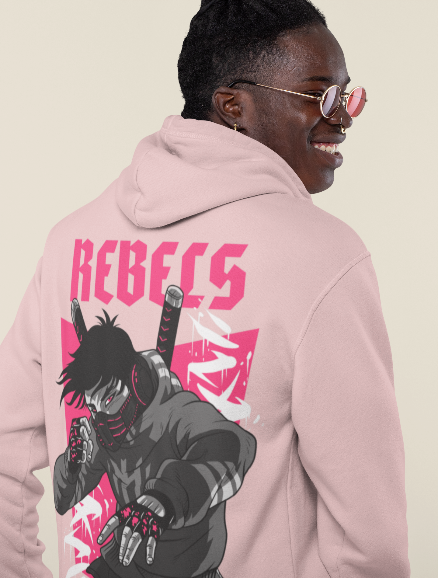 Rebel Print Hoodie – Bold & Comfortable Cotton Hoodie | Squirrel Nest