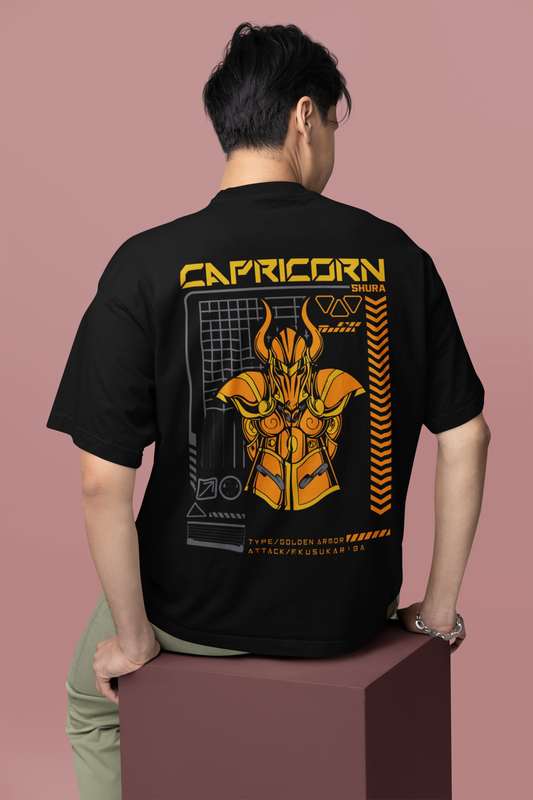 Capricorn Oversized T-Shirt: Classic and Resilient Capricorn Apparel | The Squirrel Nest