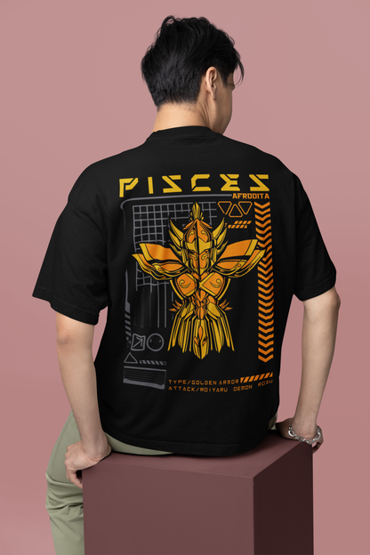 Pisces Oversized T-Shirt: Dreamy and Artistic Pisces Apparel | The Squirrel Nest