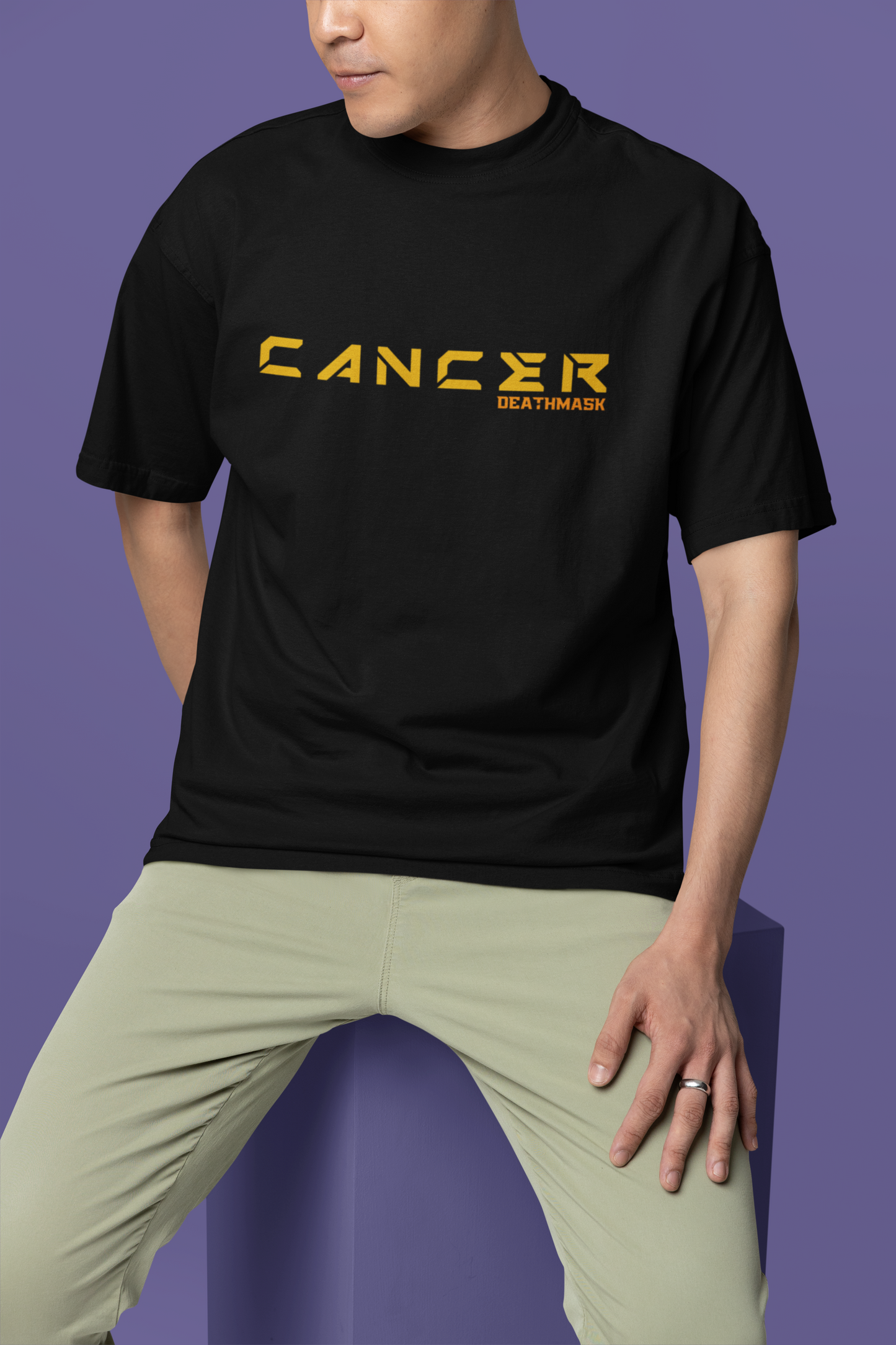 Cancer Oversized  T-Shirt: Cozy and Caring Cancer Apparel | The Squirrel Nest