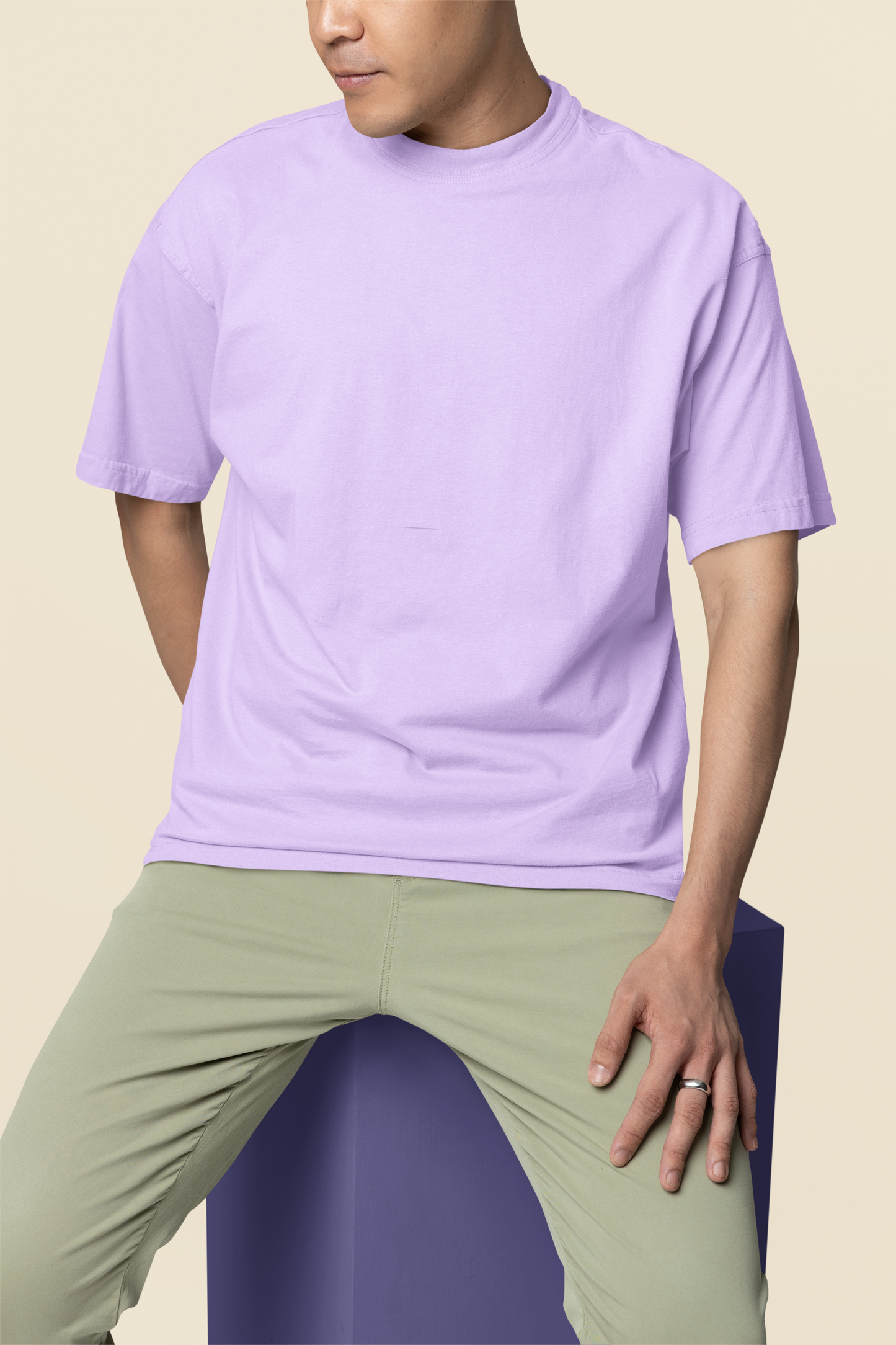 Men's Oversized T-Shirt - Relaxed Fit Tees for Modern Style