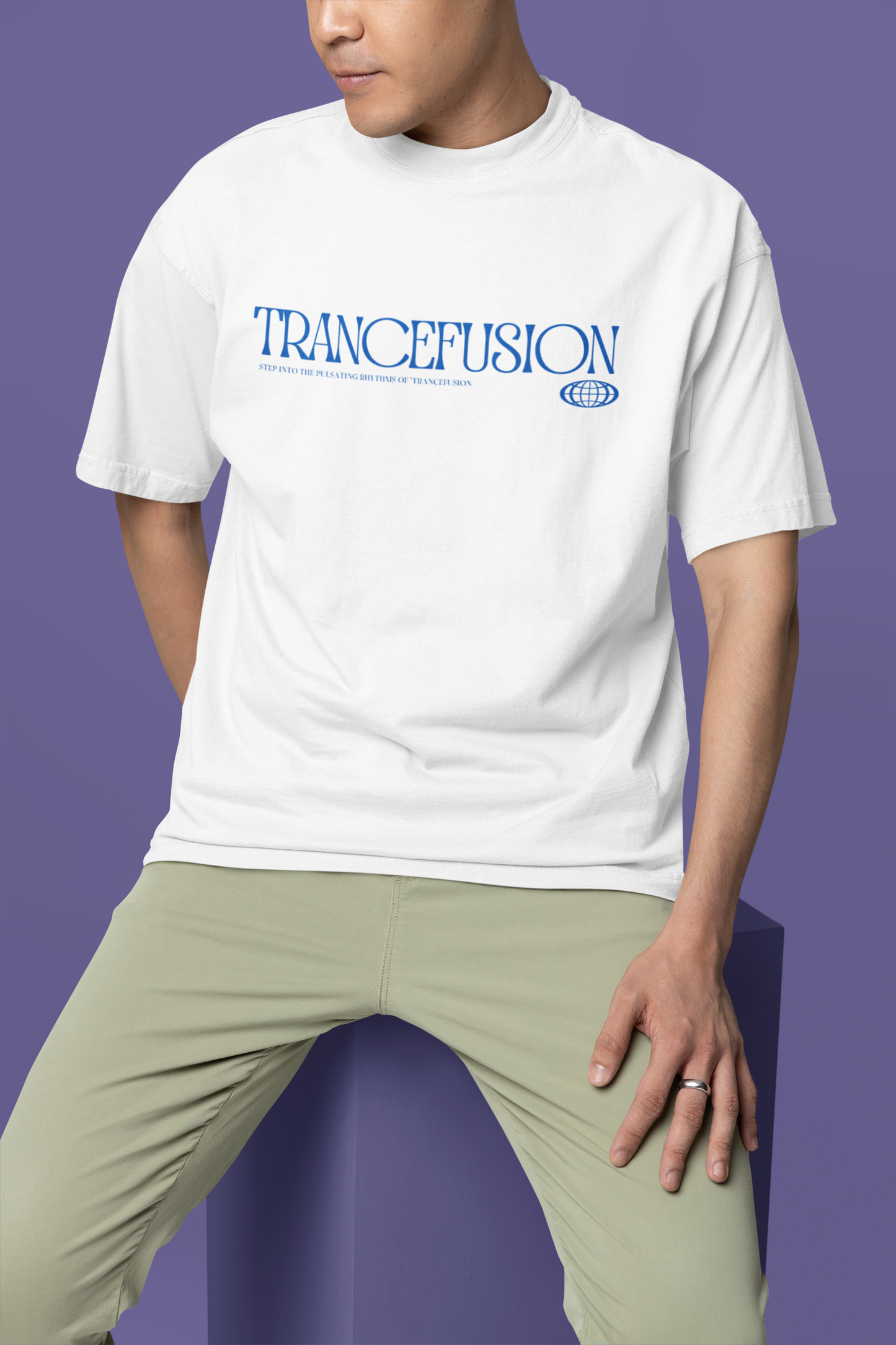 Oversized “Trancfusion” T-Shirt - Heavy Cotton Unisex Streetwear | Squirrel Nest