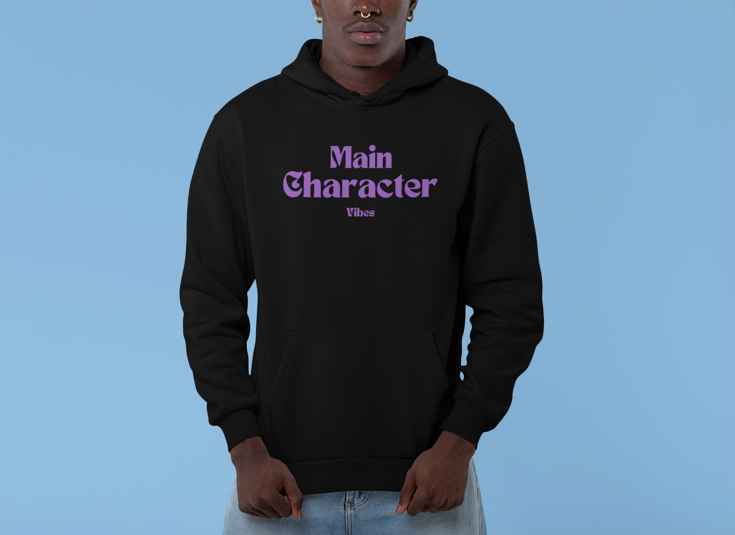 “Main Character Vibes Hoodie – Own Your Story”|The Squirrel nest