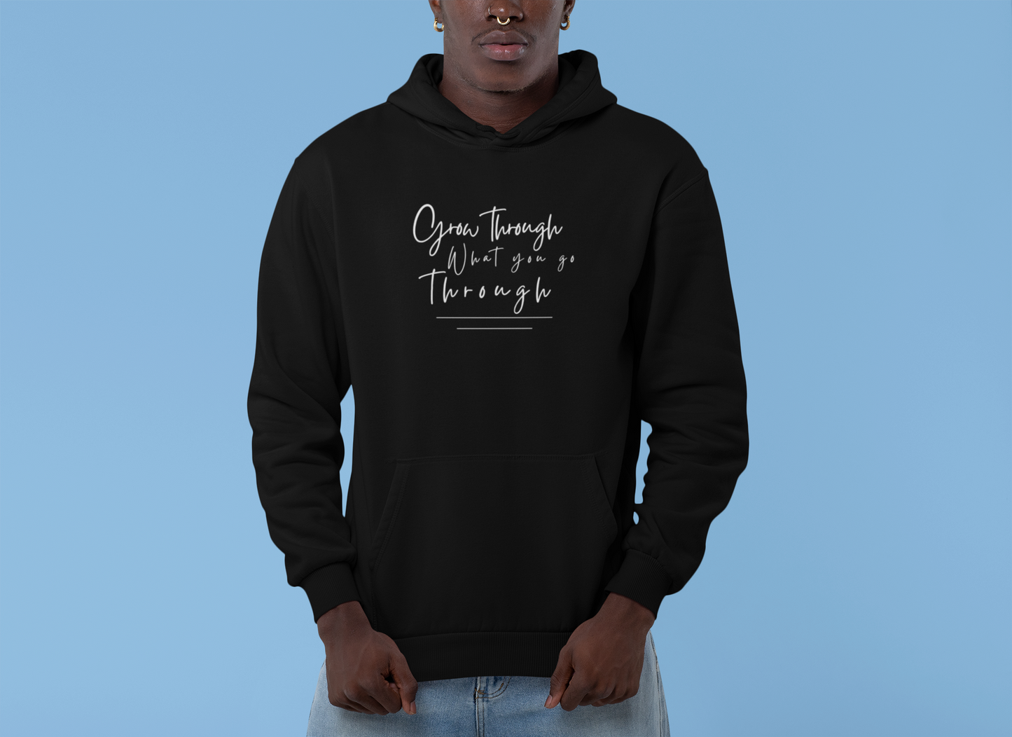 “Grow Through What You Go Through Hoodie – Inspire in Style”|The squirrel Nest