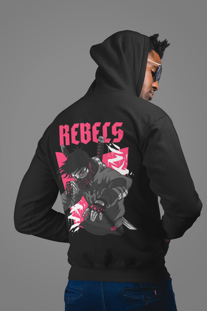 Rebel Print Hoodie – Bold & Comfortable Cotton Hoodie | Squirrel Nest