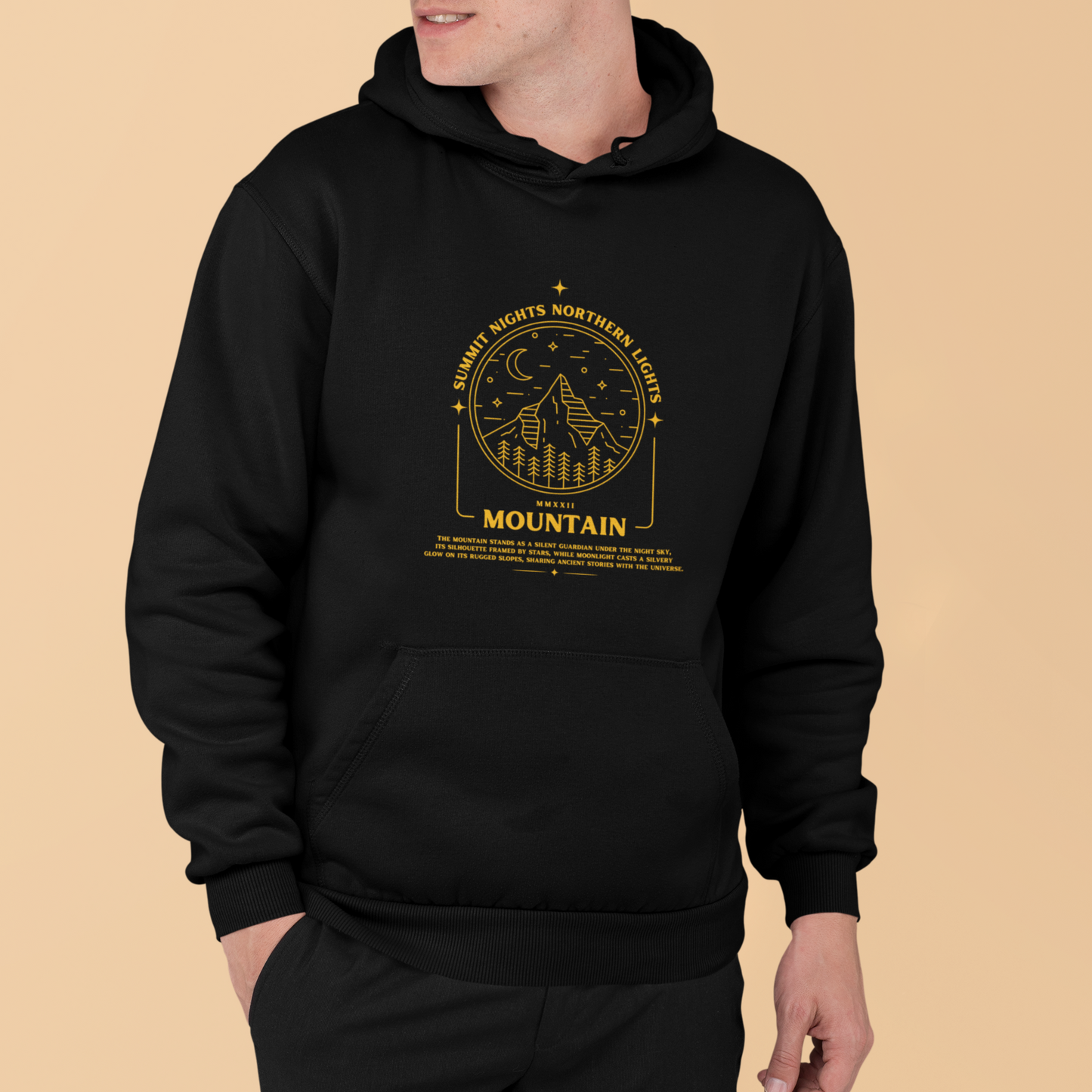 “Mountains Graphic Hoodie – Embrace the Adventure”|The Squirrel Nest