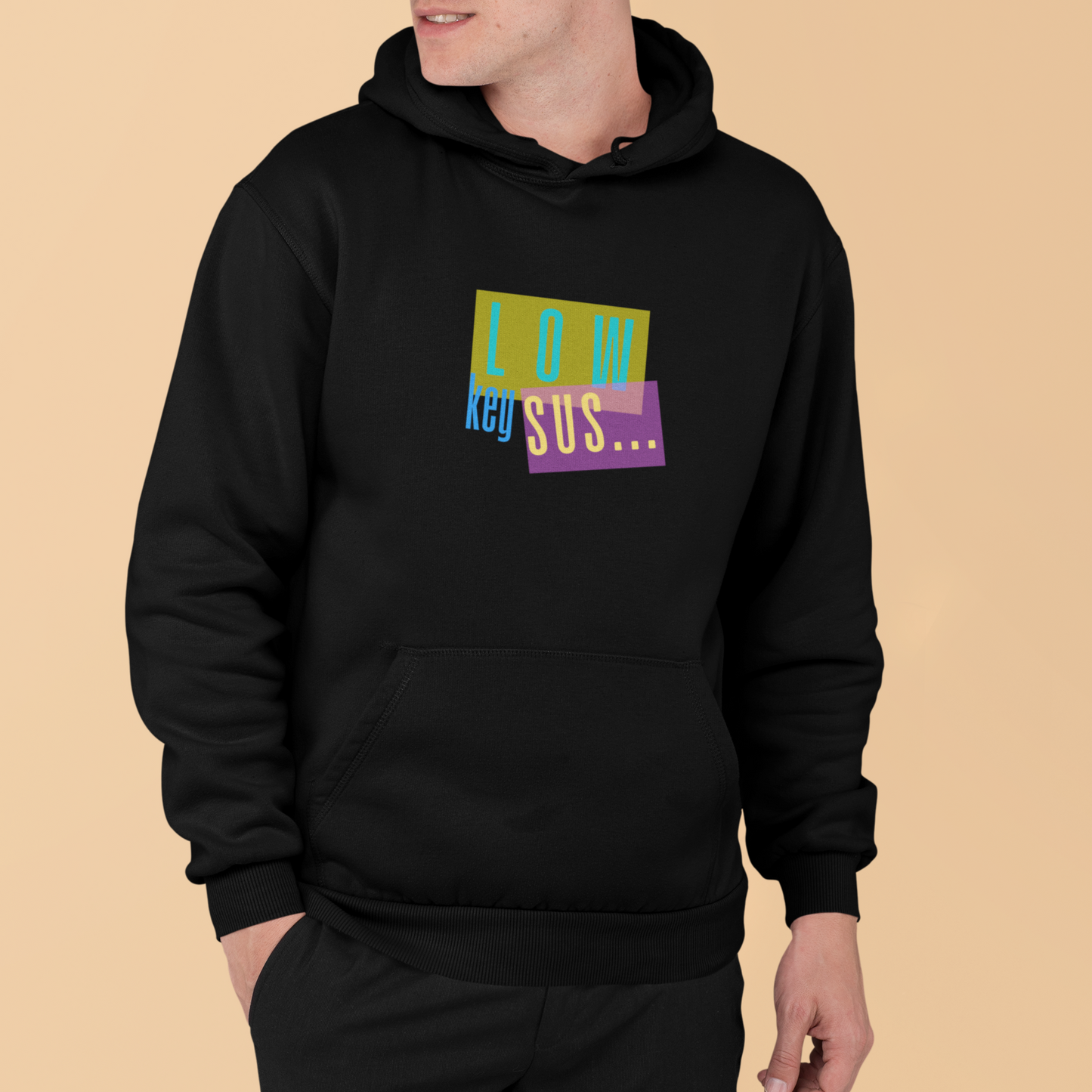 “Low Key Sus Graphic Hoodie – Subtle, Cool, and Comfy”|The Squirrel Nest