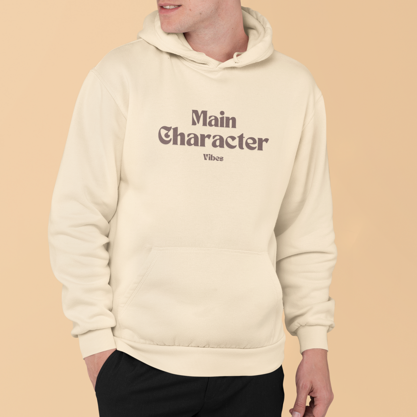 “Main Character Vibes Hoodie – Own Your Story”|The Squirrel nest