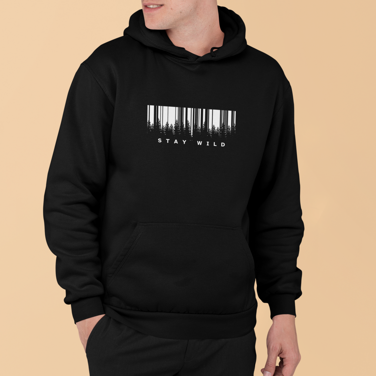 “Stay Wild Graphic Hoodie – Unleash Your Spirit”|The Squirrel Nest