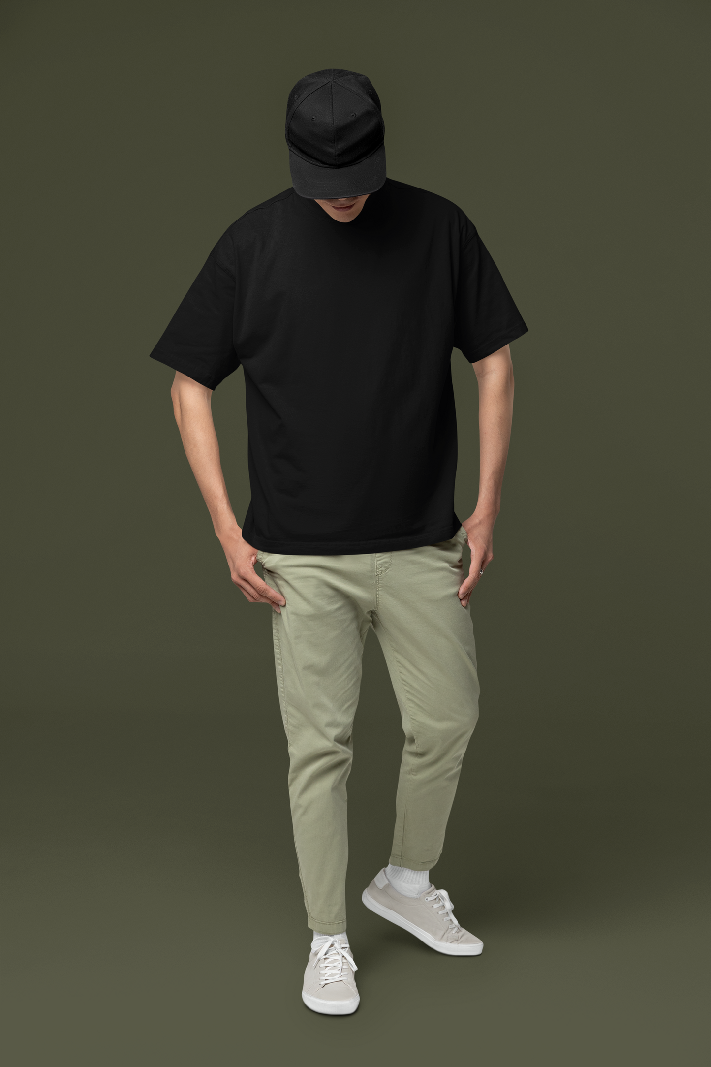 Men's Oversized T-Shirt - Relaxed Fit Tees for Modern Style