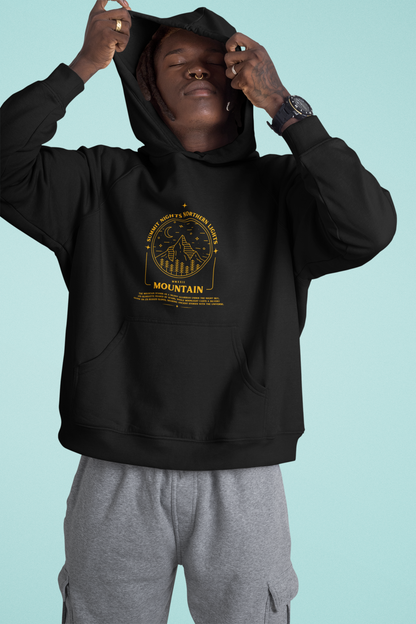 “Mountains Graphic Hoodie – Embrace the Adventure”|The Squirrel Nest