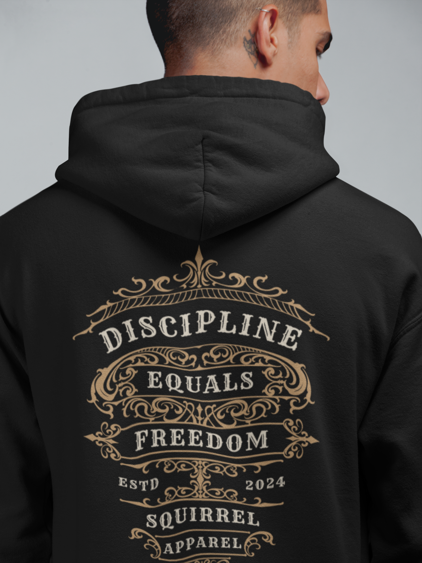 “Discipline Equals Freedom Hoodie – Empower Your Style”| The Squirrel Nest